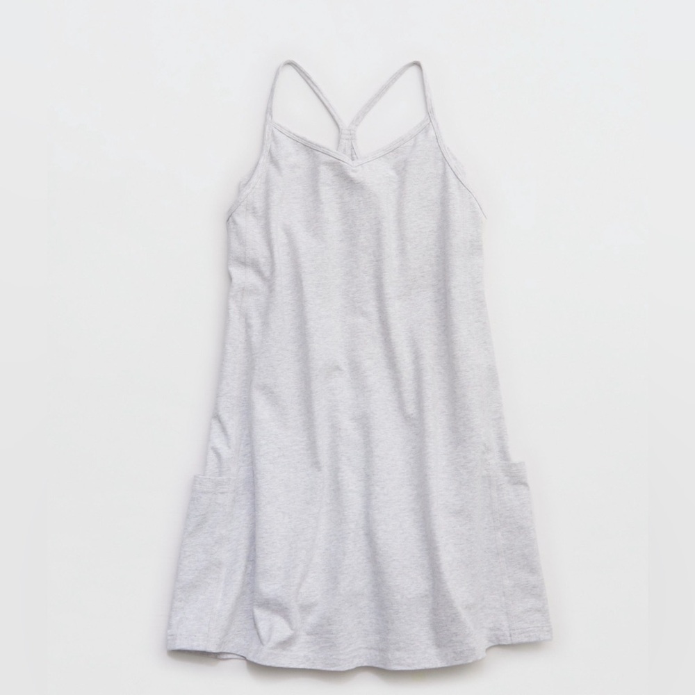 Aerie offline skort dress light gray xl